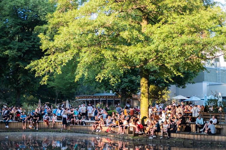 Café am Neuen See in Berlijn