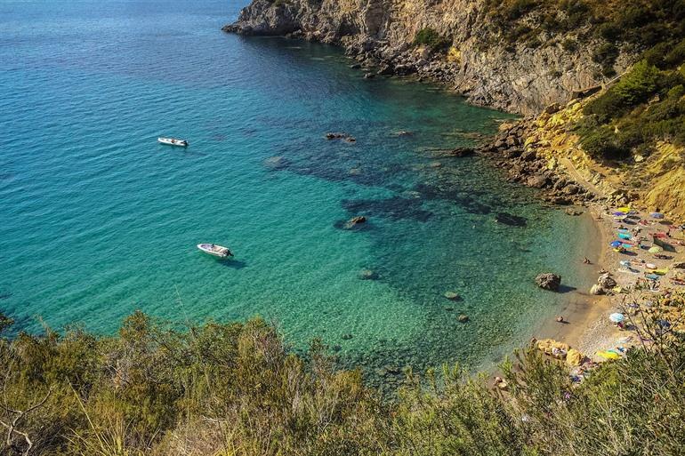 Cala del Gesso in Toscane