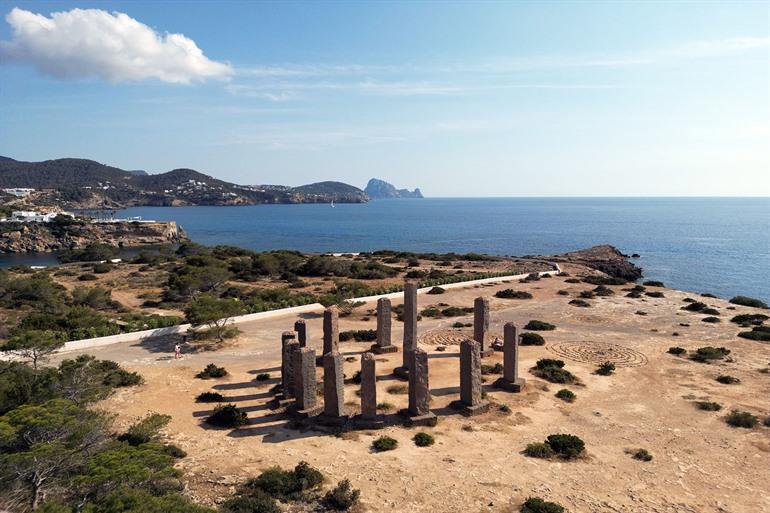 Cala Llentia en het Stonehenge van Ibiza
