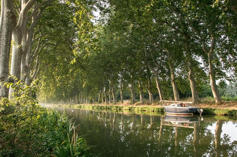 Canal du Midi nabij Béziers