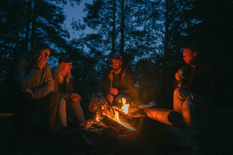 Canoe Trip kampvuur