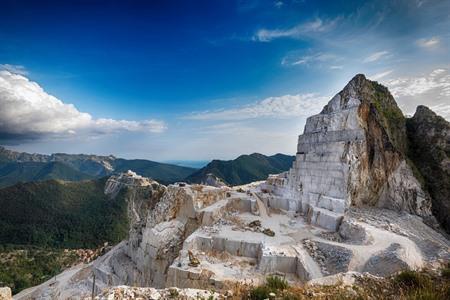 Carrara marmergroeves