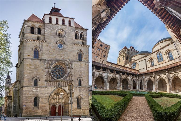 Cathédrale Saint-Étienne de Cahors en klooster bezoeken, Occitanië