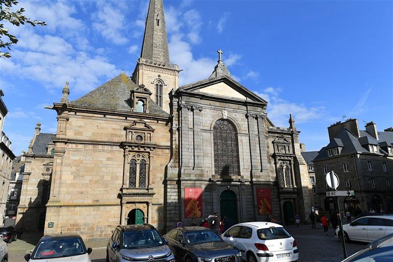 Cathédrale Saint-Vincent de Saint-Malo in de oude binnenstad van Saint-Malo