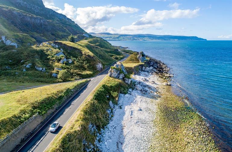 Causeway Coastal Route in Noord-Ierland