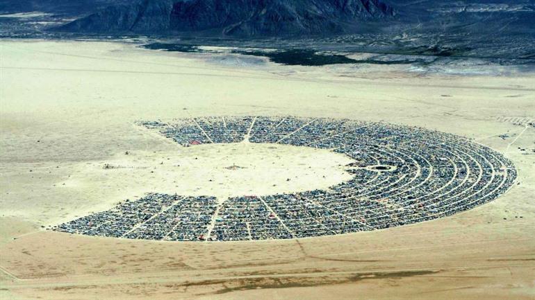 Centre Camp op Burning Man
