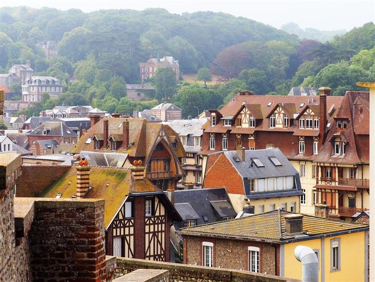 centrum van Étretat