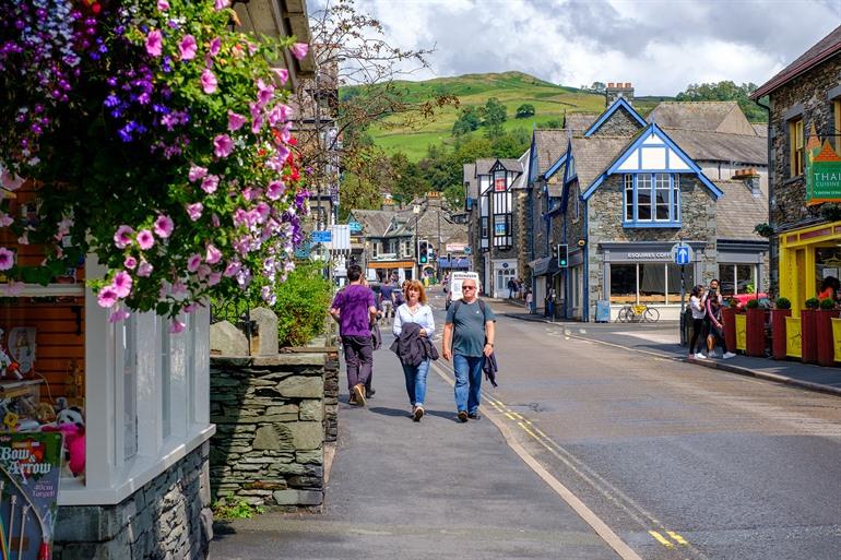 Centrum van Ambleside, Lake District