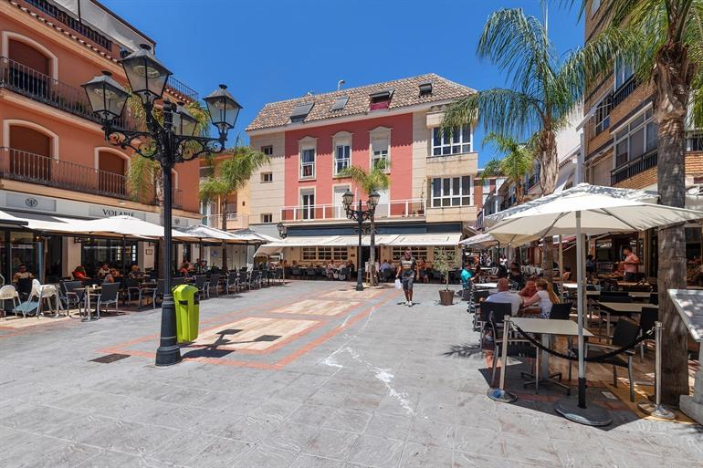 Centrum van Fuengirola, Andalusië