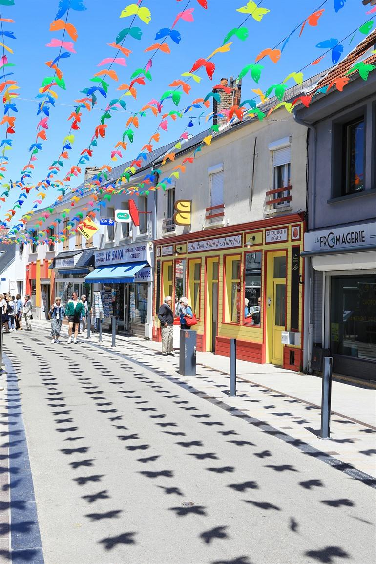 Centrum van Le Crotoy