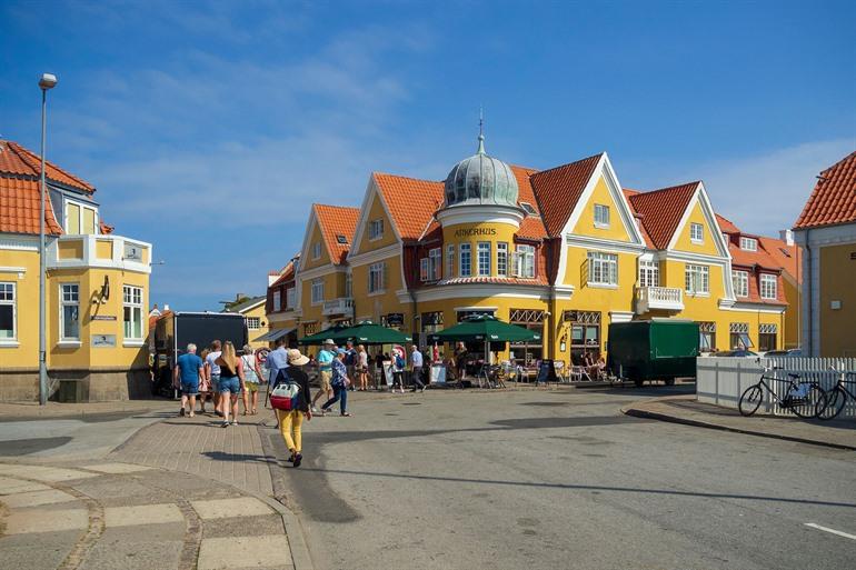 Centrum van Skagen, Denemarken