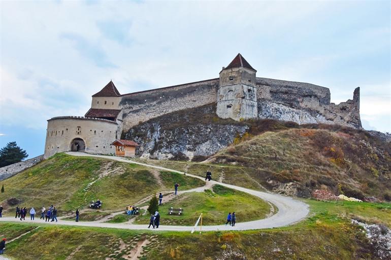 Cetatea Râşnov in Roemenië 