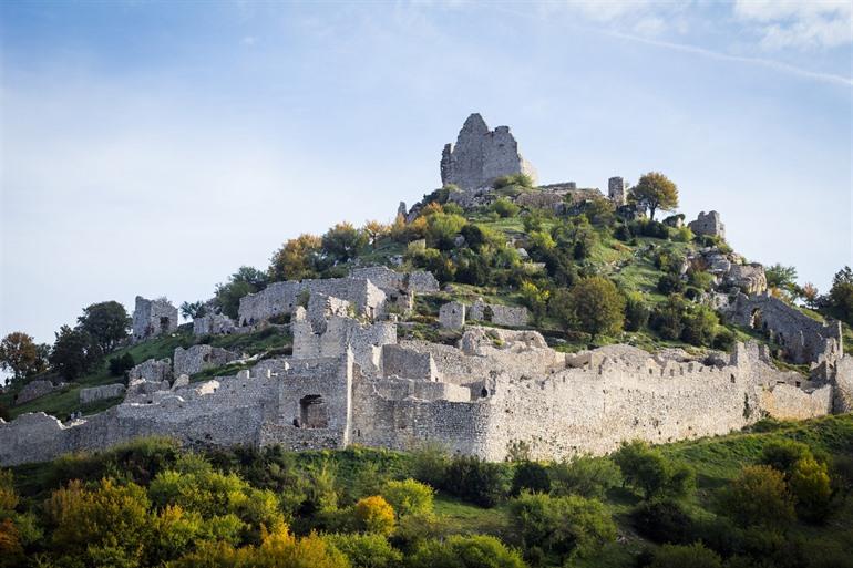 Château de Crussol, Drôme, Frankrijk