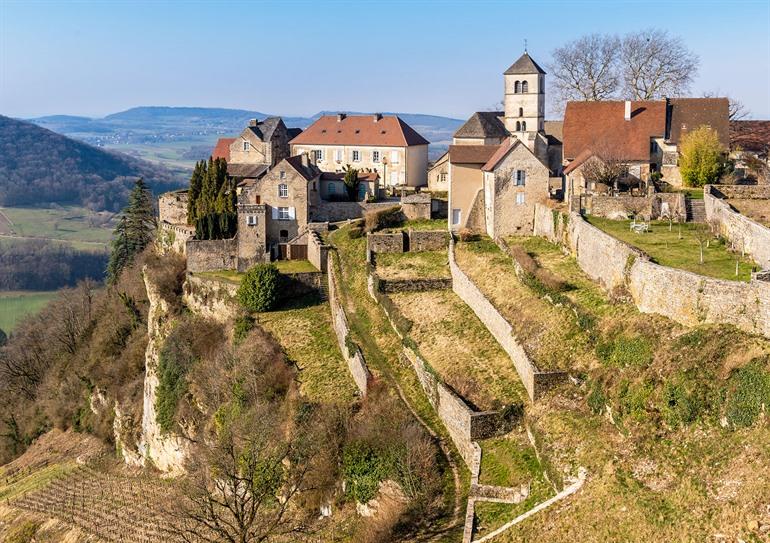 Château-Chalon bezoeken, Jura