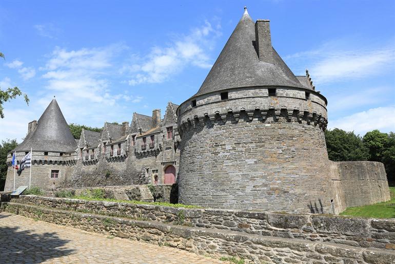Chateau de Rohan in Pontivy, Bretagne