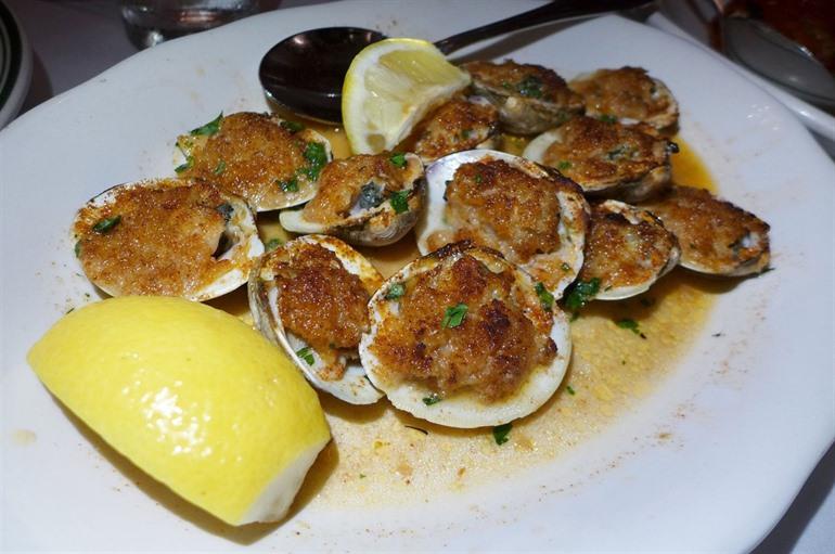 Clams oregonata bij Bamonte's in New York