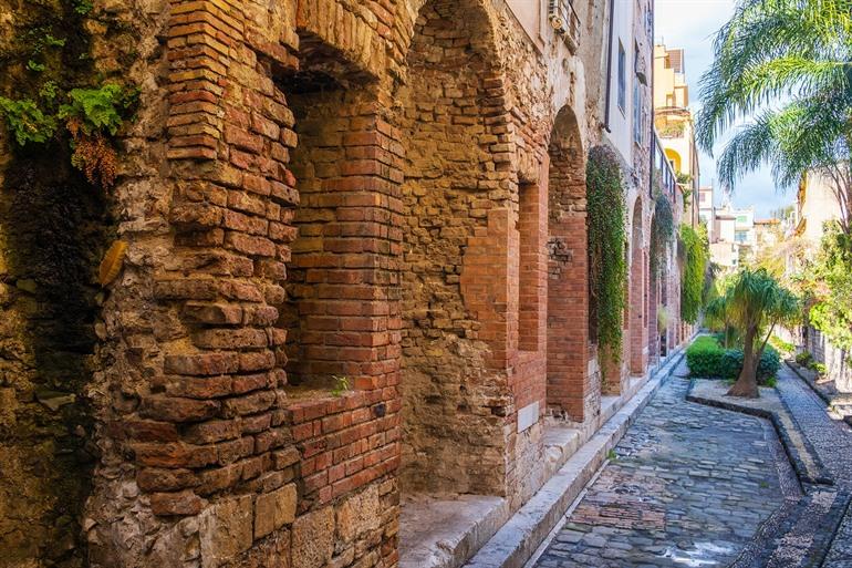 Cosiddette Naumachie in Taormina