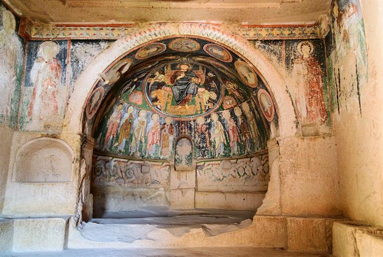 Crusader Church in Rose valley, Cappadocië
