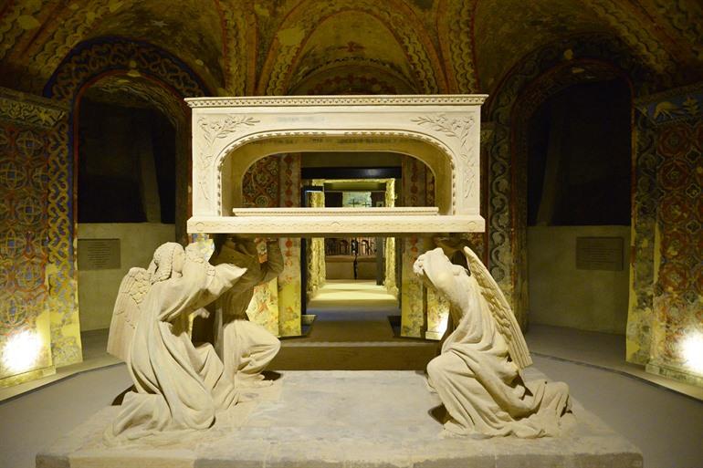 Crypte van Basilique de Notre-Dame in Boulogne-sur-Mer