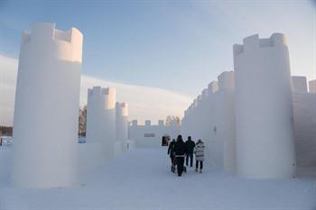 Dagtrip naar het sneeuwkasteel van Kemi, Finland