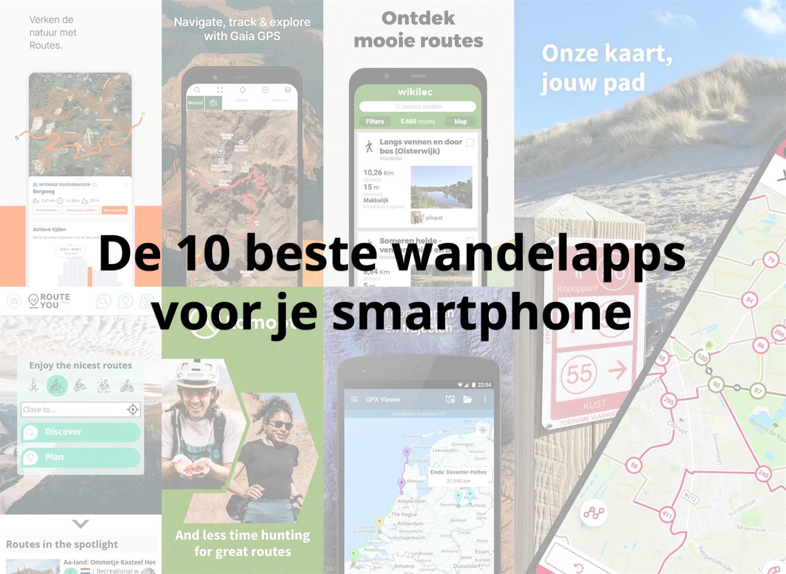 De 10 beste wandelapps (2024) iPhone + Android navigatie