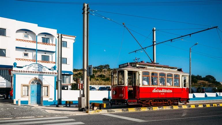 De antieke Sintra tram