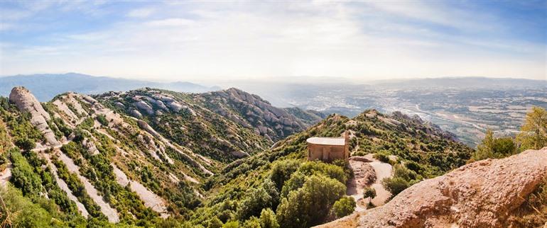 De bergen van Montserrat