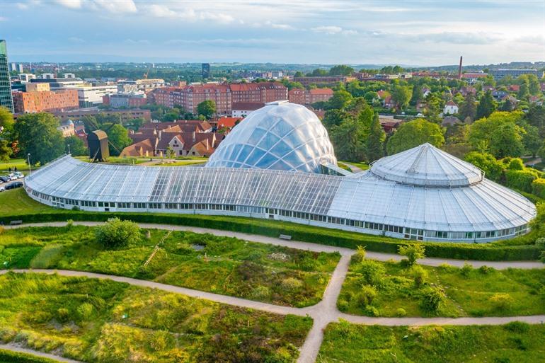 De botanische tuin van Aarhus