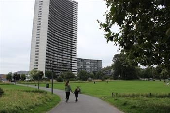 De Brusilia woontoren in Schaarbeek