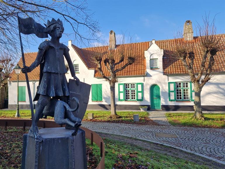 De Haringmarkt in Damme