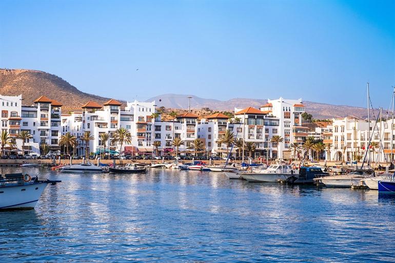 De haven van Agadir