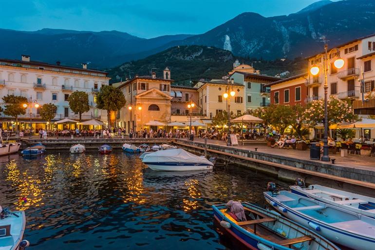 De haven van Malcesine, Gardameer