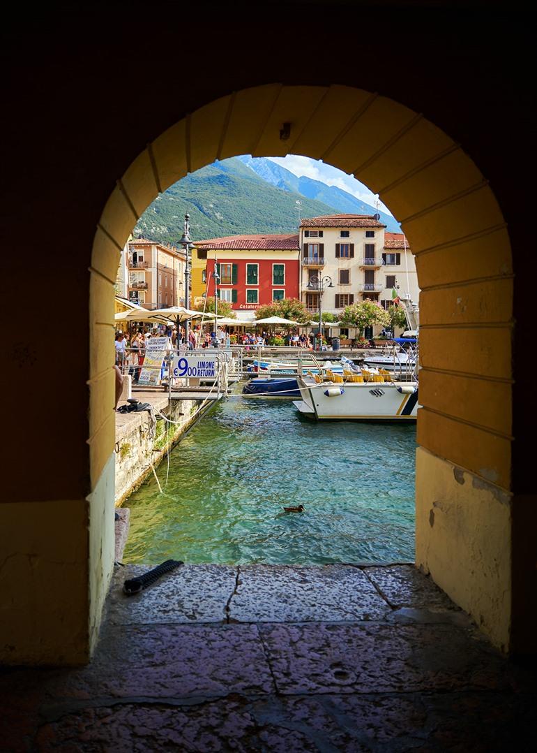 De haven van Malcesine, Gardameer