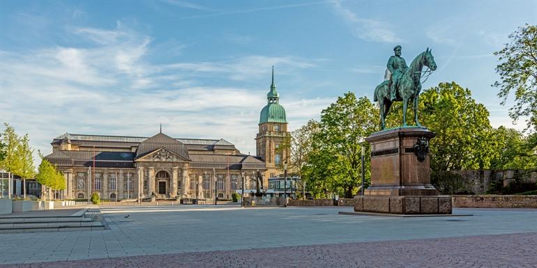 De historische stad Darmstadt