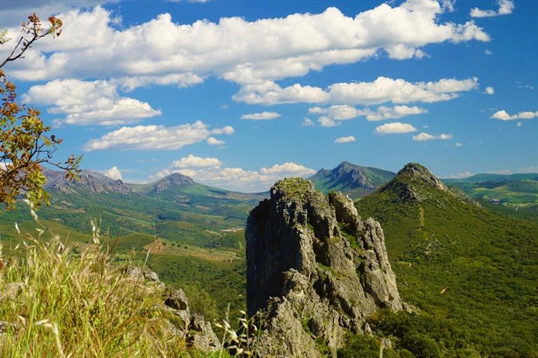 De hoogtes van het Geoparque Villuercas-Ibores-Jara