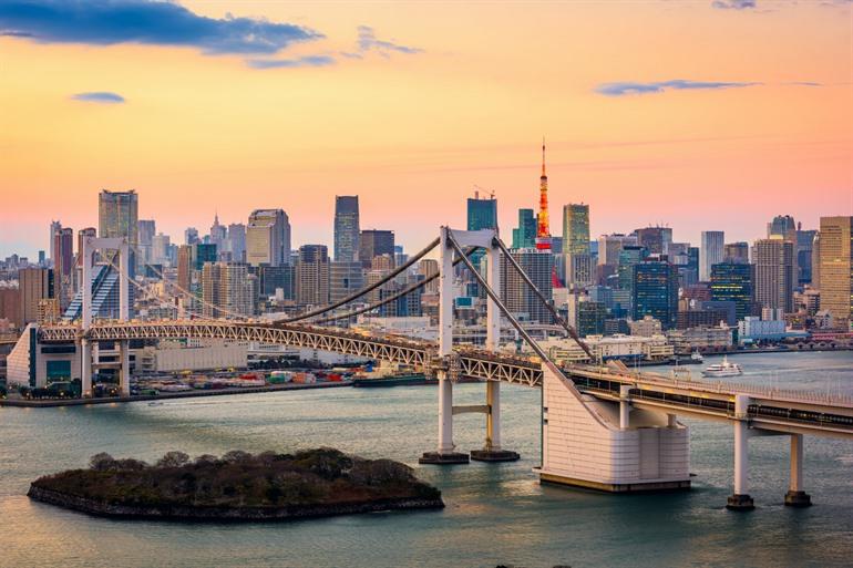 De Japanse metropool Tokio
