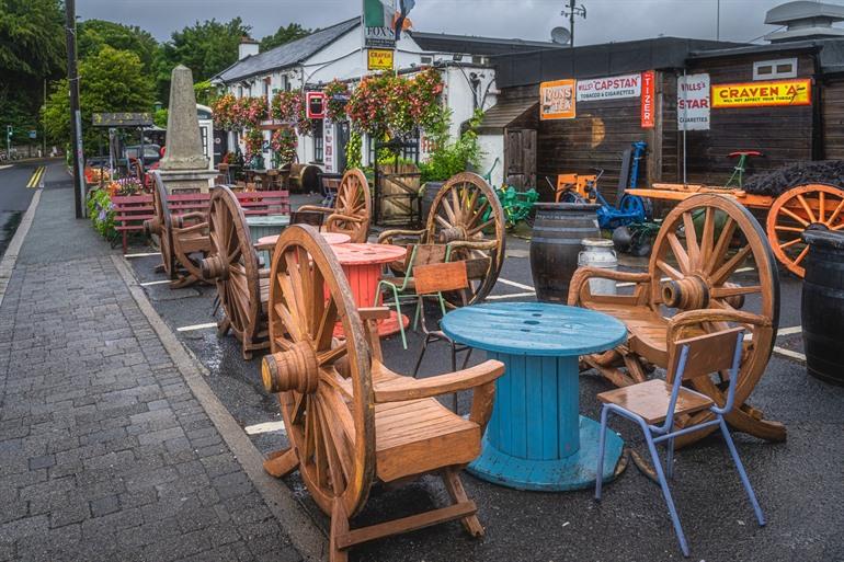 De Johnnie Fox Pub in Wicklow Mountains