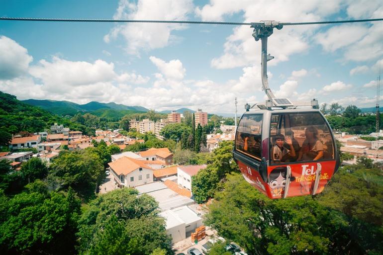 De kabelbaan in Salta