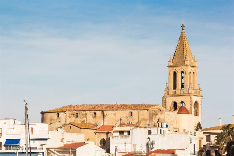 De kerk in Palamós