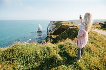 De kliffen van Etretat