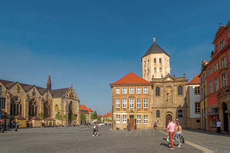 De markt van Paderborn
