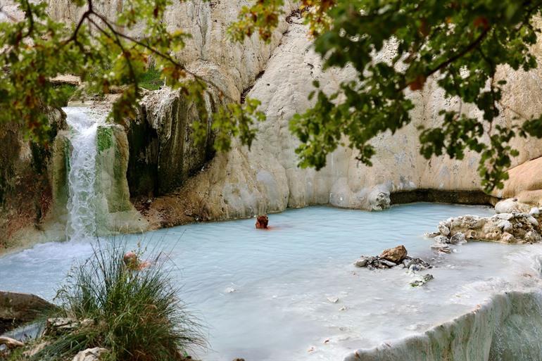 De natuurlijke thermen van Bagni San Filippo