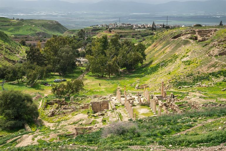 De oude stad Pella bezoeken, Jordanië