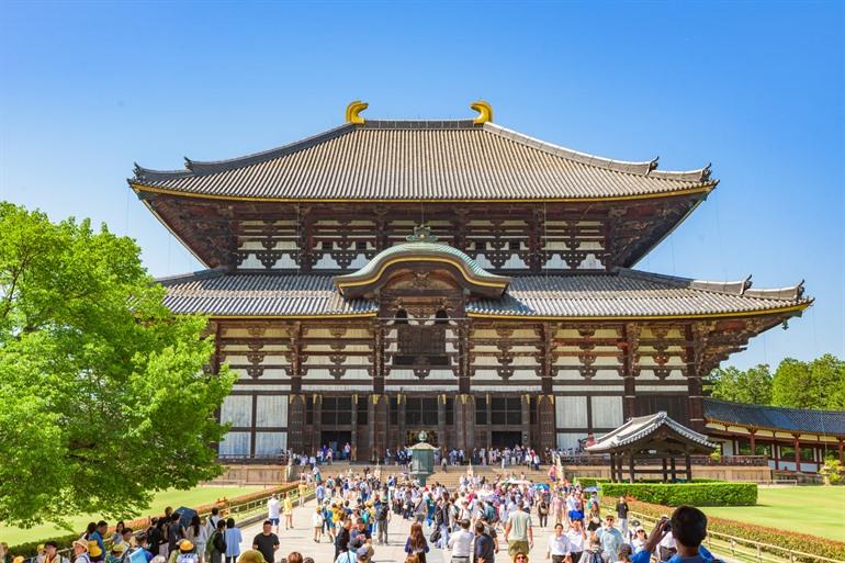 De prachtige, grote Todai-ji