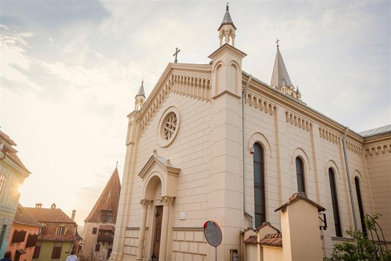 De rooms-katholieke kerk Sighisoara