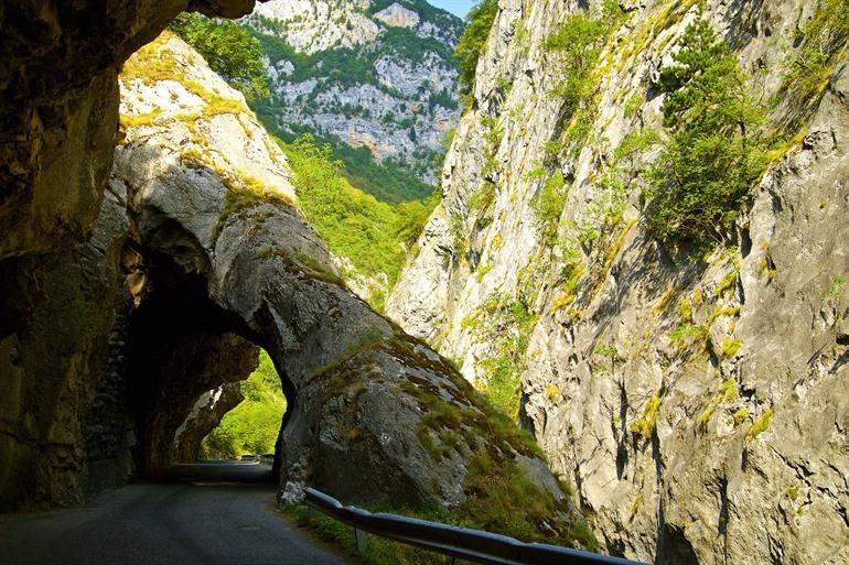 De Rugova-kloof in Peja