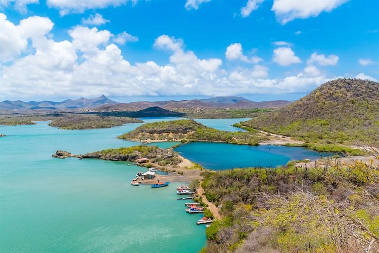 De Santa Martha baai op Curaçao
