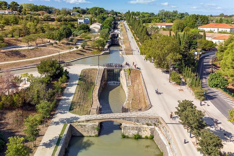 De sluizen van Fonseranes, Béziers
