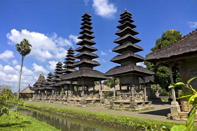 De tempel Pura Taman Ayun Bali