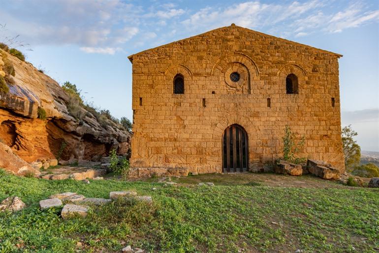 De tempel van Demeter op Sicilië